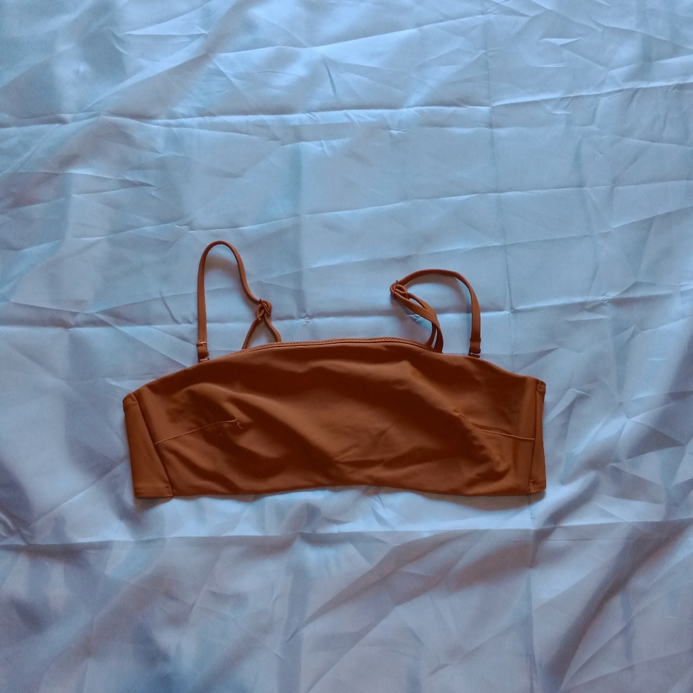 Aerie Orange Swim Top Size M